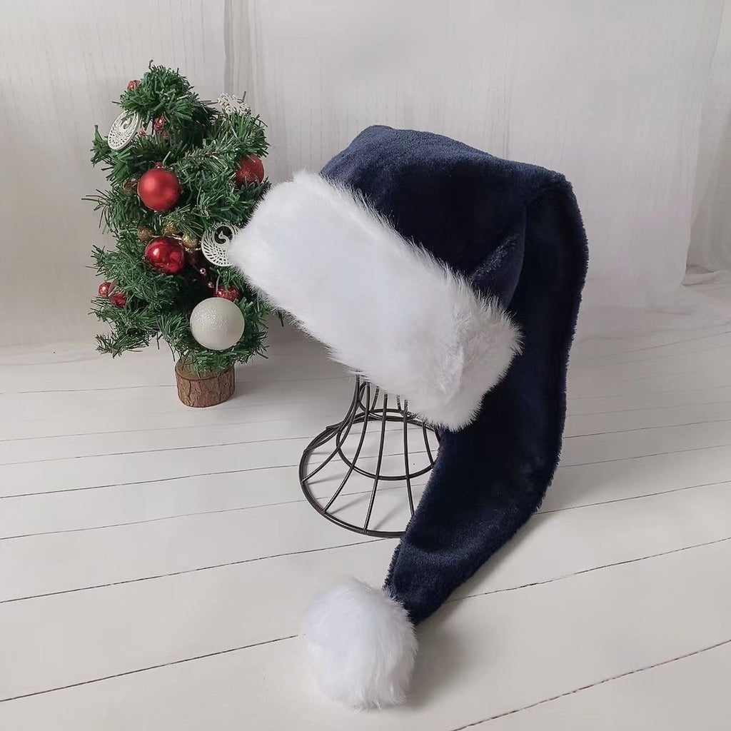 Plush Christmas Hat with Faux Fur