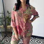Women's Floral Pajama Set