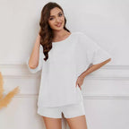 Women's Comfortable Oversized Top and Shorts Set