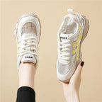 Women's Breathable Fitness Sneakers with Flexible Sole
