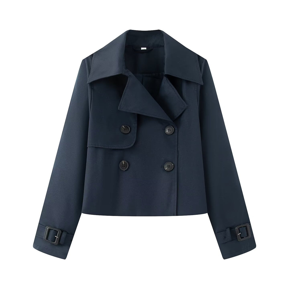 Elegant Trench Coat Jacket with Classic Details