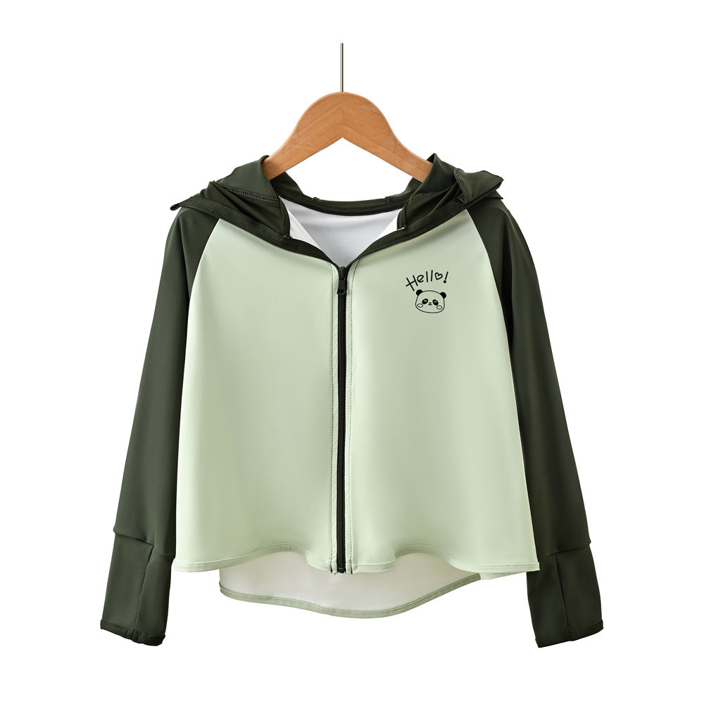 Women's Breathable and Water-Repellent Sports Jacket with Hood
