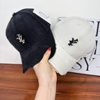 Men's Distressed Denim Adjustable Baseball Cap