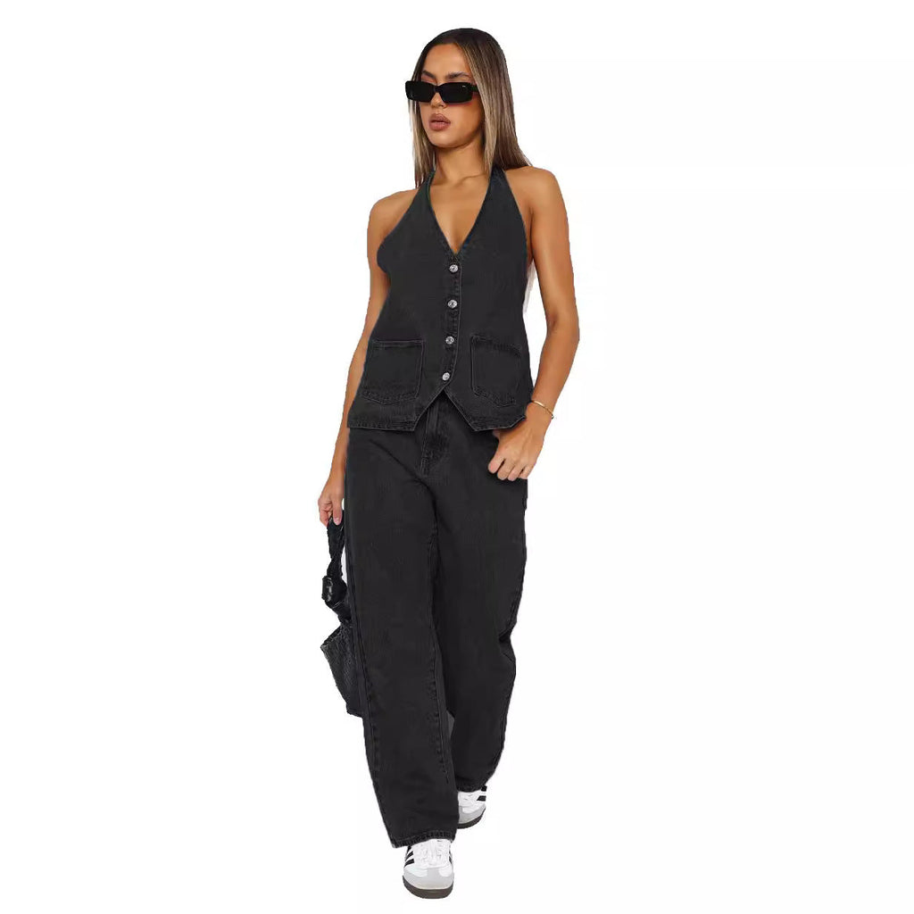 Women's Elegant and Casual Two-Piece Suit Set