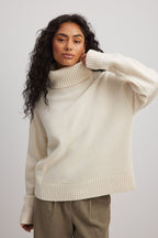 Women's Fine Turtleneck Sweater in Soft Knit