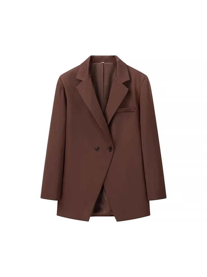 Elegant Oversized Double-Breasted Blazer