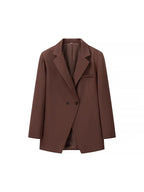 Elegant Oversized Double-Breasted Blazer