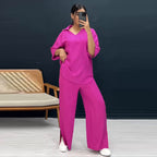 Casual Two-Piece Set with Modern Cut