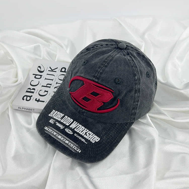 Men's Distressed Graphic Baseball Cap