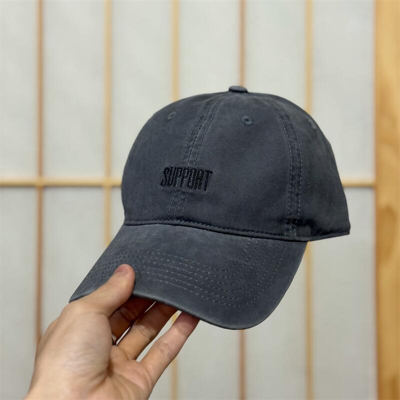 Men's Supportive Embroidered Cotton Baseball Cap