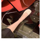 Women's Ballet Flats with Elegant Cut and Extra Comfort