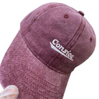 Men's Distressed Adjustable Denim Baseball Cap