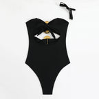 Women's Colorful Top with Fashionable Buckle