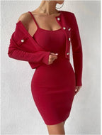 Elegant Jumpsuit Set with Tailored Jacket