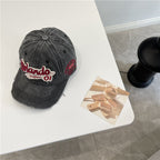 Men's Distressed Vintage-Inspired Baseball Cap