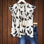 Women's Blouse with Floral Design