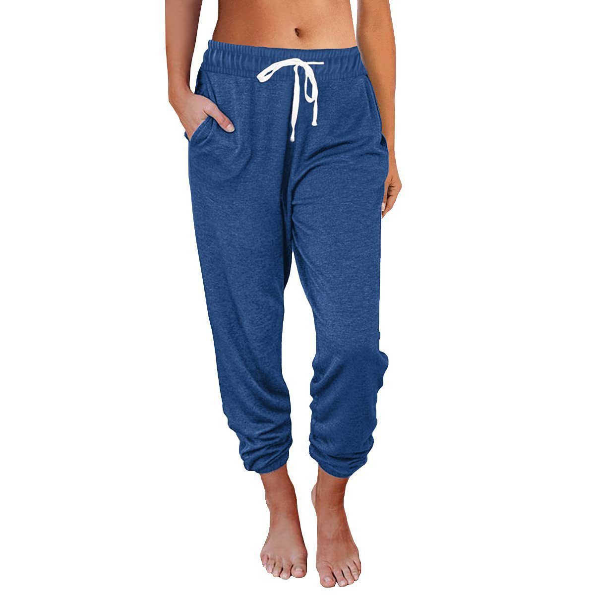 Women's Comfortable Sweatpants with Drawstring and Pockets