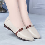 Women's Ballet Flats with Elegant Strap and Comfortable Footbed