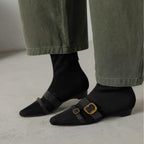 Women's Ankle Boots with Elegant Strap
