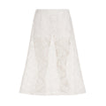 Women's Lace Maxi Skirt with Side Slit