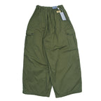 Women's Cargo Pants with Elastic Waist and Side Pockets