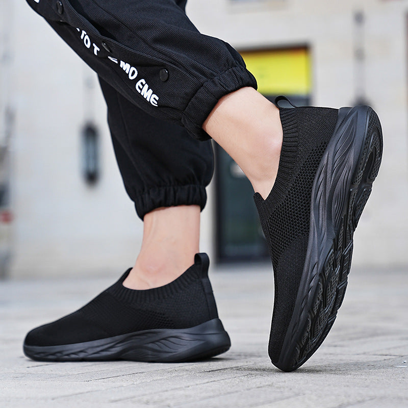 Women's Breathable Sock Shoes with Flexible Upper and Non-Slip Sole