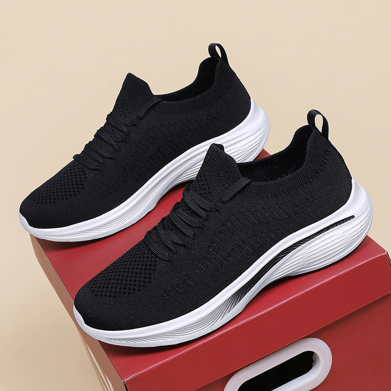Women's Breathable Fitness Sneakers with Flexible Outsole