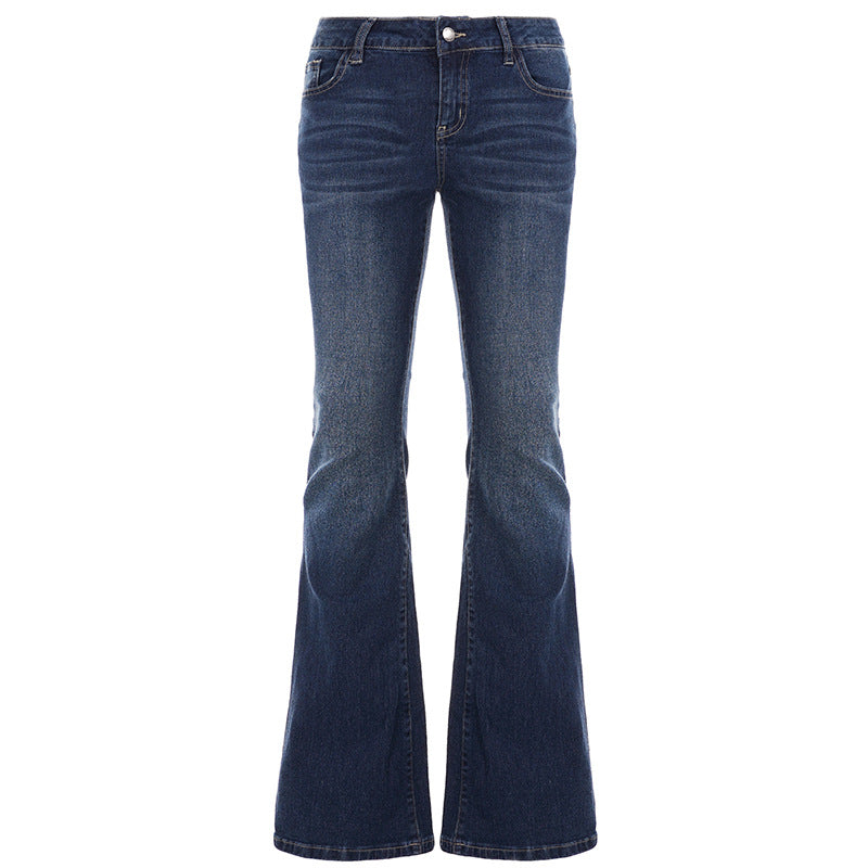 Women's High-Waisted Flared Jeans