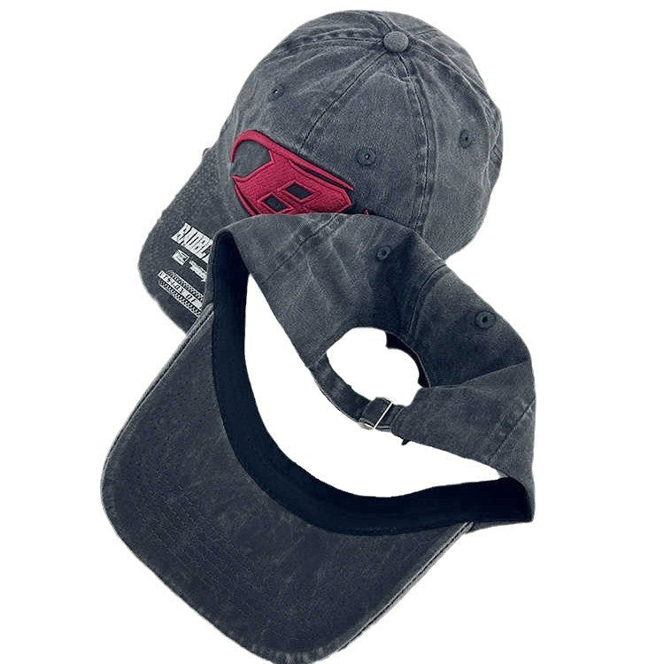Men's Distressed Graphic Baseball Cap