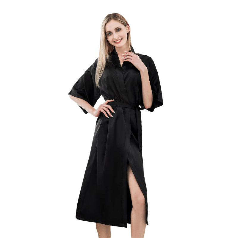 Women's Luxurious Satin Robe