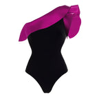 Women's Asymmetric Ruffle Swimsuit