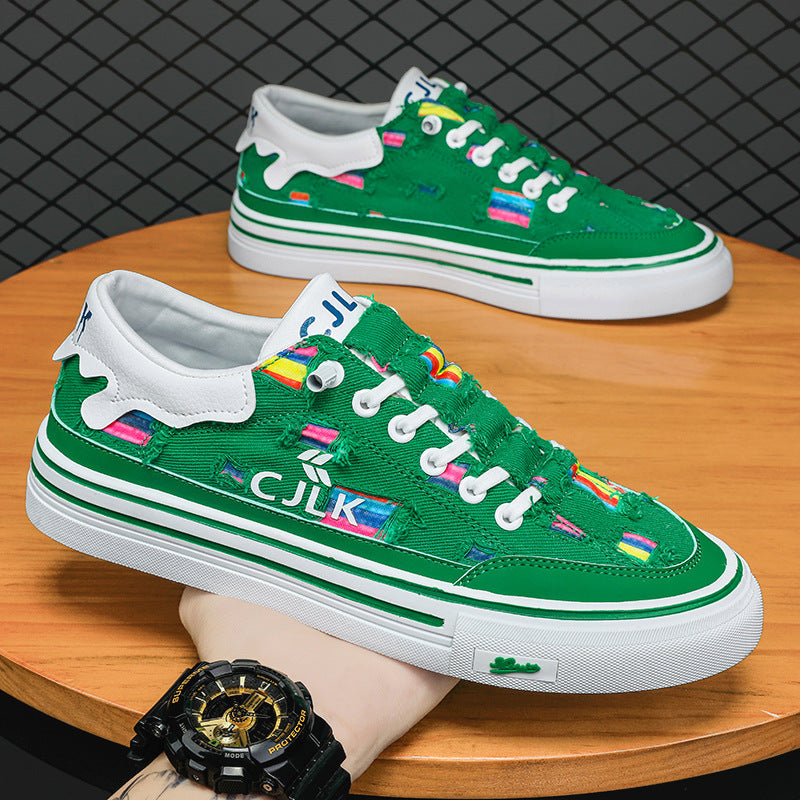 Women's Comfortable Casual Sneakers with Color Accents