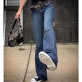 Women's Vintage-Style Flared Jeans