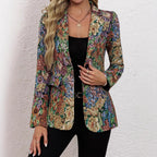 Women's Floral Blazer Jacket