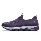 Women's Breathable Slip-On Walking Sneakers with Flexible Sole