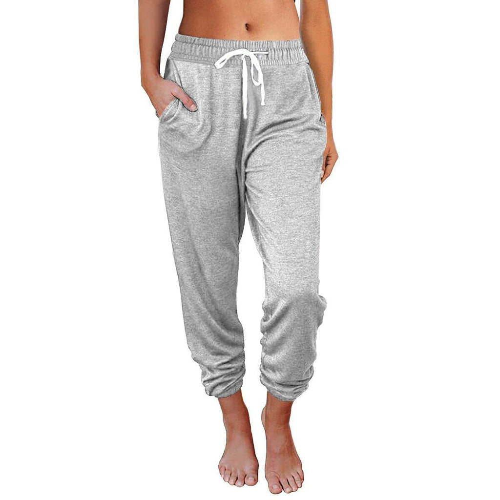 Women's Comfortable Sweatpants with Drawstring and Pockets