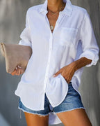 Women's Casual Lightweight Fabric Blouse