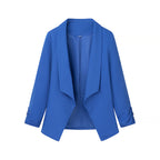 Women's Elegant Blazer with Casual Cut and Stylish Sleeves