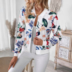Women's Floral Bomber Jacket