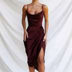 Women's Draped Evening Dress