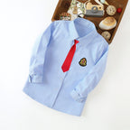 Women's Classic Long-Sleeve Shirt with Crest