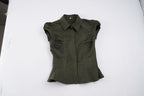 Elegant Blouse with Puff Sleeves and Tailored Fit
