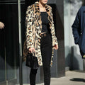 Women's Elegant Oversized Animal Print Coat