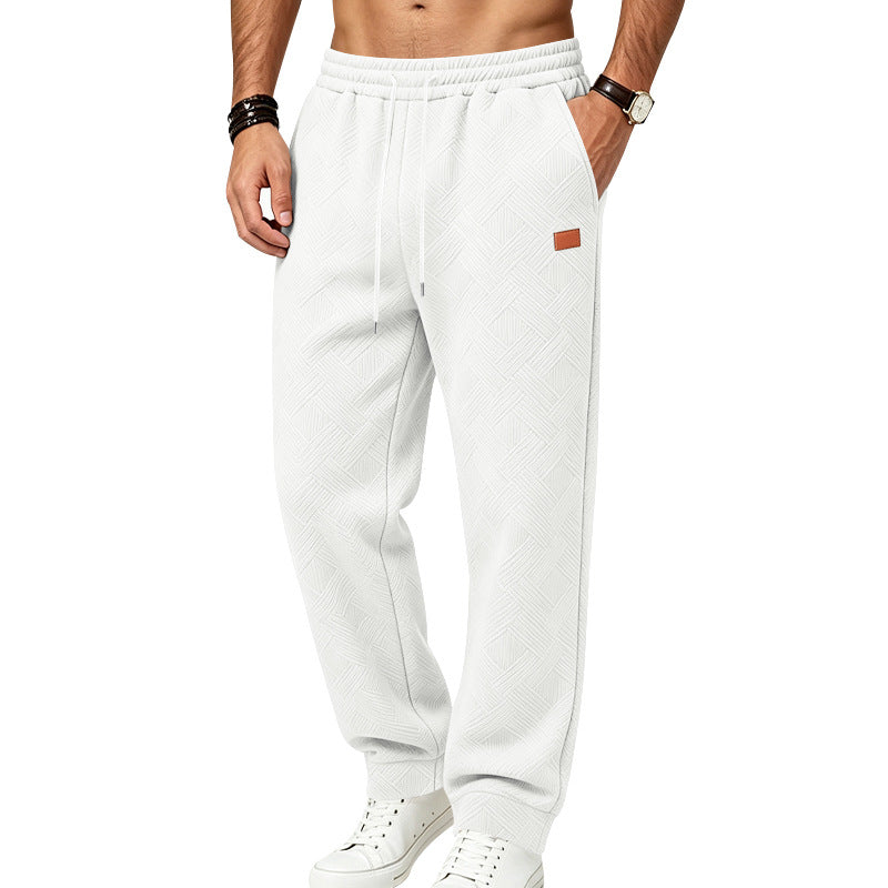 Men's Structured Joggers with Drawstring