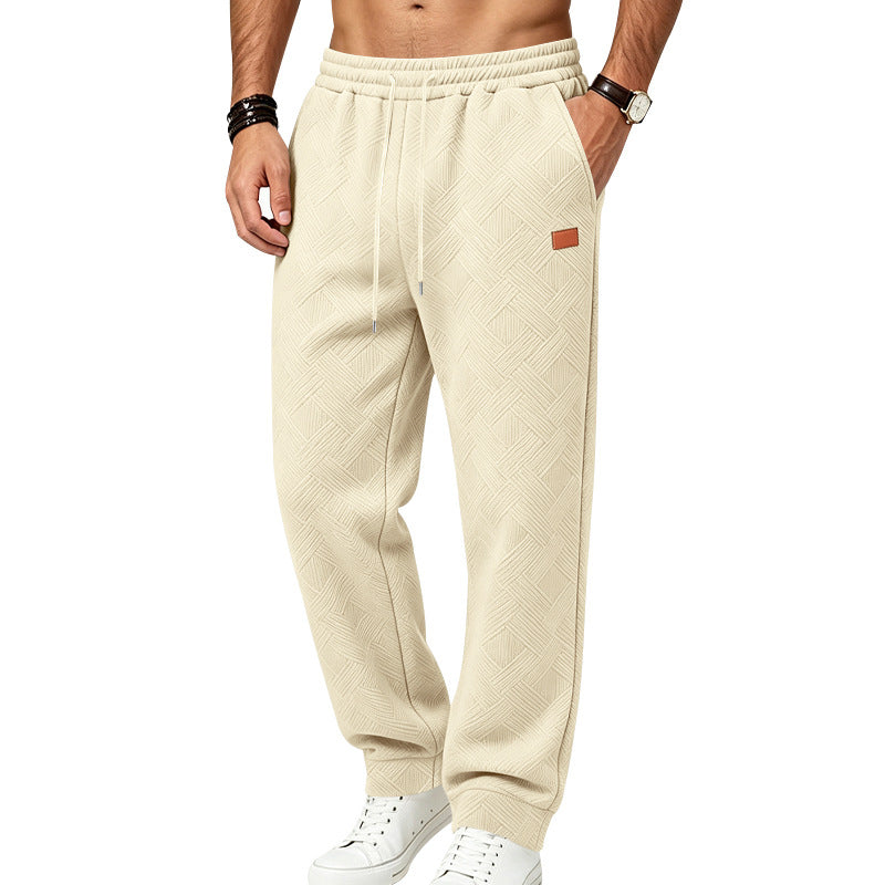Men's Structured Joggers with Drawstring