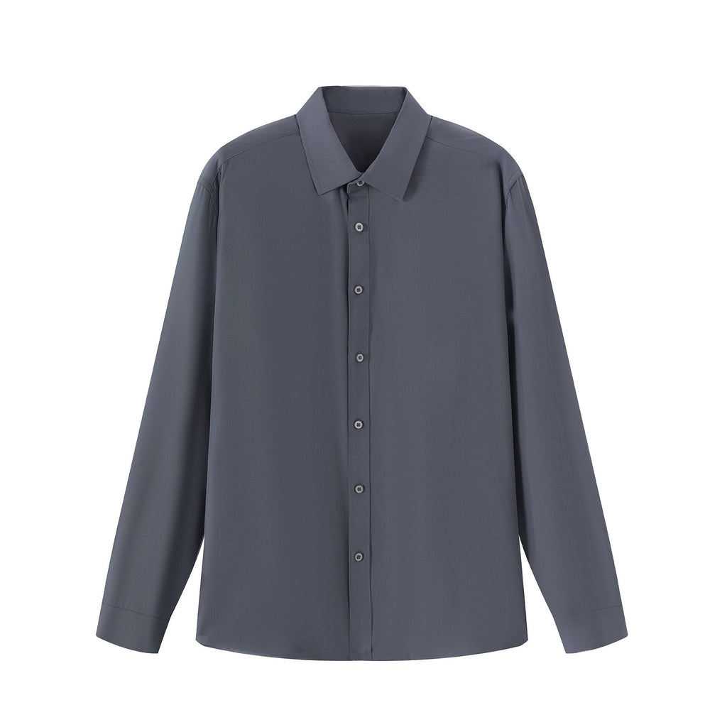 Women's Elegant Long-Sleeve Shirt in High-Quality Fabric with Slim Fit