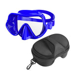 Diving mask with wide field of vision