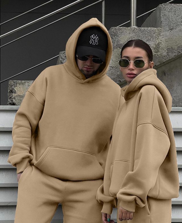 Unisex Oversize Hoodie and Relax Jogging Pants Set