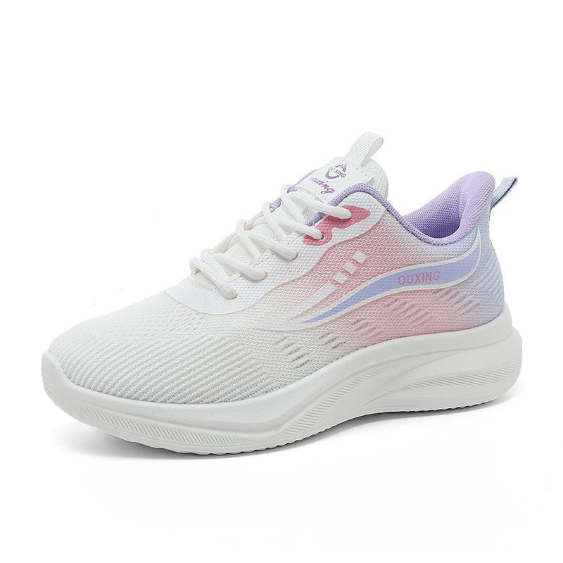 Women's Breathable Casual Sneakers with Modern Cushioning Technology