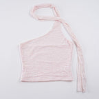 Women's Asymmetrical Neck Detail Top